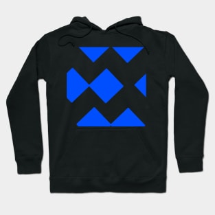 Blue Diamond Squares Hoodie